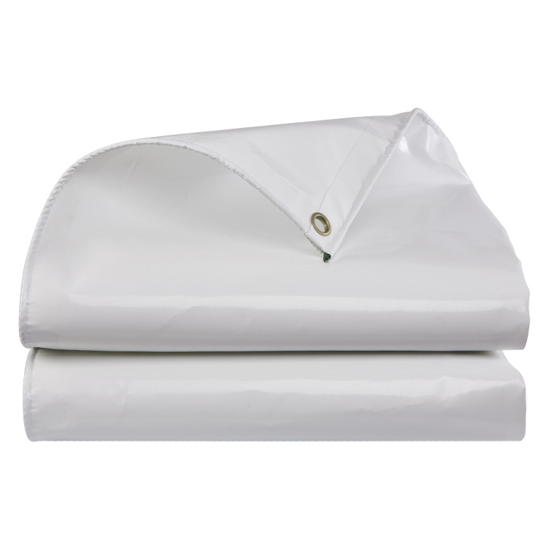 سفید ترپالین شیٹ پیویسی ٹارپولن